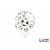 Balon pastelowy biały Piłka Nożna 30 cm