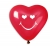 Balony serca z sercowym uśmiechem 25 cm 3 szt.