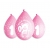 Balony lateksowe Moje 1 urodziny Różowe Roczek
