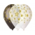 Balony w Złote Gwiazdy 33 cm 6 szt Dekoracja