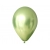 Balony metalizowane Platynowe Zielone 30 cm 10 szt.