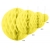 Żółta kula dekoracja plaster miodu