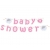 Różowa Girlanda na Baby Shower Dziewczynki 1,6 m