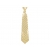 Krawat Cekinowy Złoty 39 cm przebranie