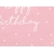 Serwetki papierowe Różowe Happy Birthday 20 szt 33x33 cm