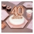 Dekoracja na tort na 40 urodziny