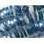 Serpentyna holograficzna Błękitna 18 szt 3,8 m
