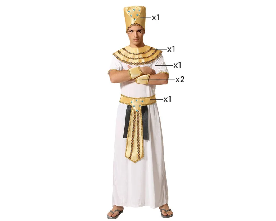 strój faraona egipcjanina